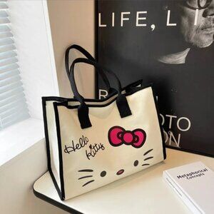 Hello Kitty Whiskers & Wishes Canvas Tote